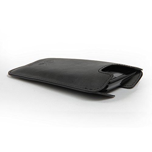 Hermitshell Trim Slim schütz PU Leder Tasche Sleeve etui Hülle Compact Größen für Microsoft Arc Touch Mouse schwarz - 2