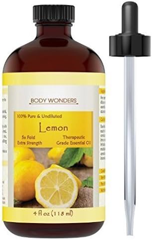 Body Wonders Lemon Essential Oil 4 Oz