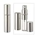 SODIAL(R) Silver Refillable Travel Size Perfume Bottle Spray, 12ml .41oz