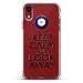 Produktbild Evil Eye Keep Calm and Look Away. | Luxendary Air Series Clear Silicone Case with 3D Printed Design and Air-Pocket Cushion Bumper for iPhone XR (New 2018/2019 Model with 6.1" Screen)