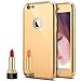 Produktbild iPhone 6S Plus / 6 Plus Hülle,iPhone 6S Plus Silikon Hülle Spiegel,Ukayfe [Full-Body 360 Coverage Protective] iPhone 6 / 6S Plus Schutzhülle 360 Grad Hülle + Panzerglas Schutzfolie,Überzug Mirror Effect Soft TPU Case Spiegel Hülle für iPhone 6 Plus / 6S Plus Handyhülle Front + Back Rundum Double Beidseitiger Stoßdämpfend Transparent TPU Silikon Schutz Schutzhülle Silikonhülle Handy Gürtel Tasche Hülle Case Cover Fall-Abdeckung Etui Bumper Schale für Apple iPhone 6 Plus/6S Plus - Gold