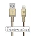 Indestructible Steel Casing, Elegant & Tangle Free Lightning Cable [Apple MFI Certified] by Tech Sense Lab, 1m / 40 Inches with 100% Sync & Charge Compatibility With Apple Devices Incl. iPhones, iPads, iPods (Gold) RS.819.00