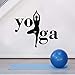 Produktbild Guokee Yoga wandgemälde Yoga Hindu Spirituelle Wandtattoos Vinyl Wandaufkleber Für Wohnkultur Yoga Haltung Kunst 65 * 57 cm