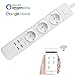 Produktbild NOBLJX WiFi Smart Power Strip mit 3 AC Independent Sockets and USB Port APP Remote Voice Control Intelligent Multi-Plug Socket Timing Function kompatibel mit Alexa Google