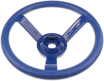 Child Toy Ship/Boat Steering Wheel Swing Set Stuff Cubby House Equipment Backyard Playset Toy W/Fixing Kits Blue