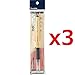 Price comparison product image [3 set] Kuretake Bimoji Fude Felt Tip Brush Pen For Manga/Calligraphy - Medium Tip XT3-10S