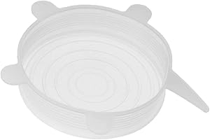 KEXPERY Kexfory Coforchi in silicone elasticizzato resistente al calore riutilizzabile for alimenti (11 cm)