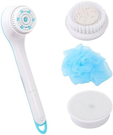 Godess4 sky blue ABS Electric bath brush Strong mud Bathing machine Bath towel Back massage brush Comfort and relaxation Release fatigue 3.5*8*36