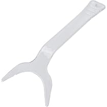 Abreboca, Retractor De Mejillas Dentales, En Forma De C, Para Blanquear Dientes, Fotografía, Abridor De Boca Duradero, Azul Transparente (20 Unidades, Talla M