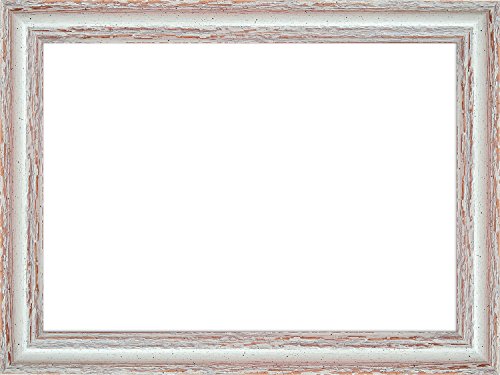WandStyle H740-001 Wandspiegel Spiegel Shabby-Chic Landhaus Massivholz Creme Weiß (50 x 100 cm) - 3