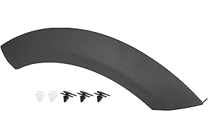 X AUTOHAUX Front Wheel Front Right Side Arch Trim Wheel Eyebrow Mudguard Flares 51131505866 for BMW for Mini Copper Upper Fender Arch Cover Black