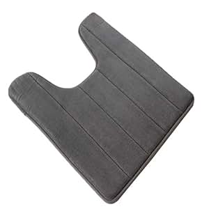 Gysad Badezimmer teppiche WC-Matte U-förmige Memory-Baumwolle Für