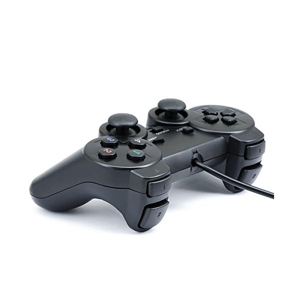 QUMOX Doble Vibración USB Joystick del regulador del juego para PC - Image 4