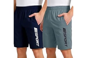 Stylish Men’s Regular Fit Sports Shorts Pack of 2 | Active Shorts for Gym & Running