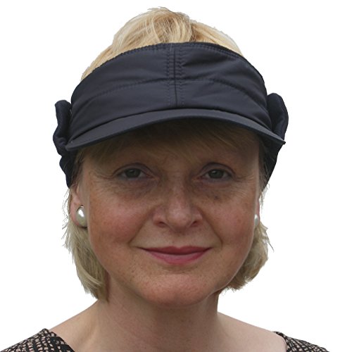 Daily-Sports-Ladies-Mens-Unisex-Golf-Tennis-Wind-Sun-Visor-in-Navy-Blue