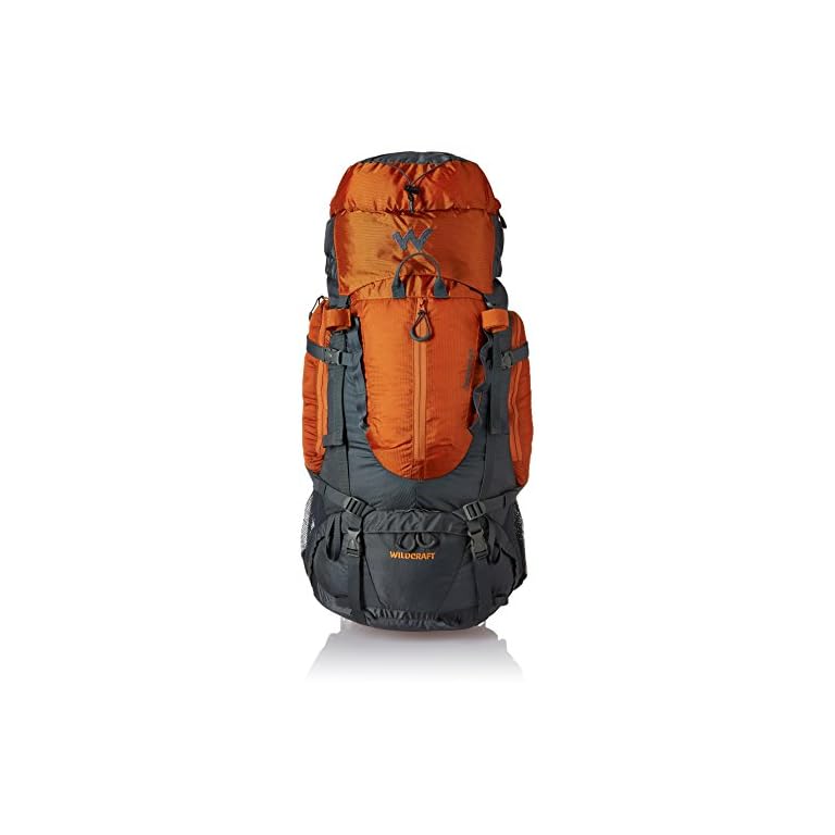 wildcraft 60 ltrs orange rucksack 8903338073833