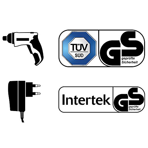 TROTEC Akku-Stabschrauber PSCS 10-3,6V, 3,6 V starker Lithium Ionen Akku, 2 Gang, 4 Nm, 6+1 Drehmomentstufen, 1,5 Ah, LED-Arbeitsleuchte (inkl. 26-teiliges Profi-Bit-Set und Koffer) - 7