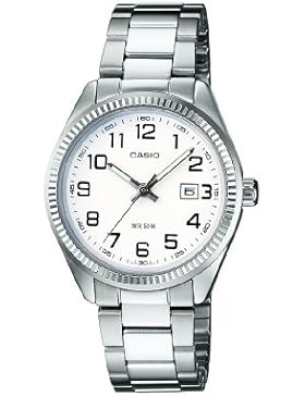 Casio Damen Analog Quarz mit Edelstahl Armbanduhr LTP 1302PD 7BVEF