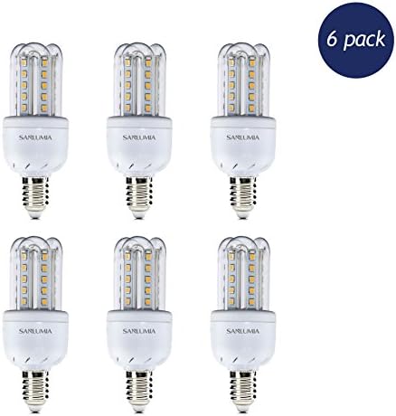 6 X Sanlumia LED Corn Light Bulb U shape 3U 5W 40W Equivalent nondimmable Edison screw (E14) Warm White 3000K Pendant shades