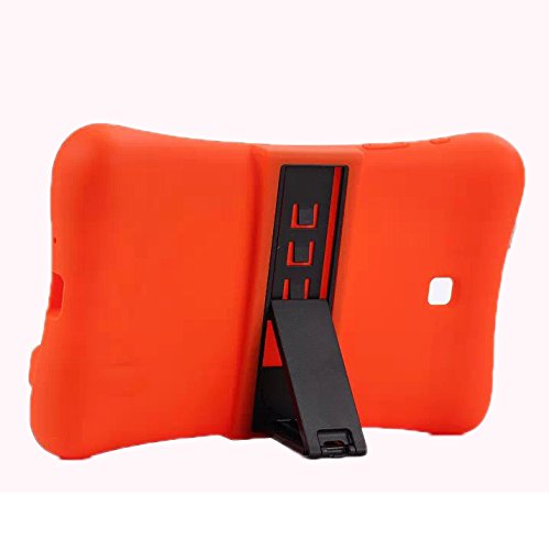 NEWSTYLE Samsung Galaxy Tab 4 7.0 Kinderfreundliche Silikon Hülle Schutzhülle Tasche Case für Samsung Tab 4 SM-T230 / T231 / T235 (7 Zoll) – Orange - 2
