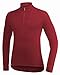 Produktbild WOOLPOWER Langarmshirt Zip-Neck- TURTLENECK 200 - M - RED