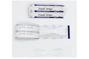 JEYEFFE J&J Lot de 30 pansements nasaux transparents, taille L (67 x 19 mm), aide pour le sport, respirer bien avec nez libre