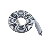 USB Typ C bis RJ45-Konsolenkabel kompatibel mit jedem Laptop / PC mit einem USB-C-Anschluss, kann direkt an einen Konsolenanschluss wie ein Zauber.