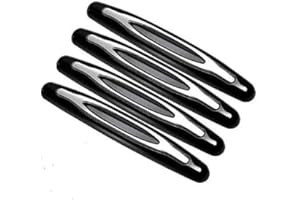 JUVEL Protectores para Puertas de Automóvil - 4 Piezas Protectores para Puertas de Automóvil, Anti-colisión, Anti-fricción, para Vehículo Automotor SUV Camión Protección contra impactos (Negro)