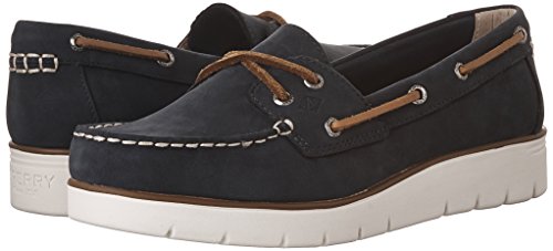 Sperry Top-Sider Women’s Azur Cora Nubuck Boat Shoes, Blue (Navy), 6 UK 39.5 EU