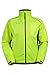 Mountain Warehouse Adrenaline Iso-Viz Herrenjacke wasserabweisende reflektierende winddicht atmungsaktive Softshell Regenjacke Laufjacke Fahrradjacke Radtrikot Sportjacke Gelb Large