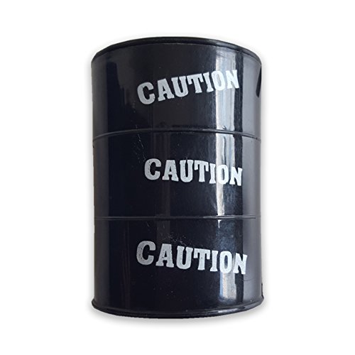 Schleim Dose Glibber Öl Tonne XL 7cm Schwarz Mitgebsel Geburtstag - 4