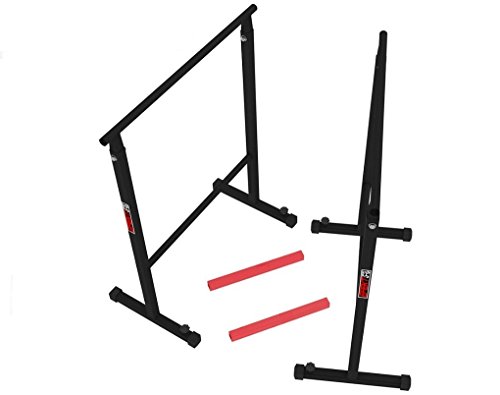 PROFI Dip Station Barren Dip Ständer 2 x Verbindungsrohr bis 280Kg ! Höhe verstellbar 108-120cm - 4