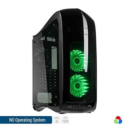 Sedatech Ultimate Gaming PC Intel i5-7500 4x 3.40GHz (max 3.8Ghz), Geforce GTX1070 8Gb, 64GB RAM 2 3000Mhz, 1TB SSD, 3TB HDD, USB 3.0, Kartenleser, HDMI2.0, 4K Grafik Aulösung, DirectX 12, VR Ready, 80+ Netzteil. Rechner ohne OS