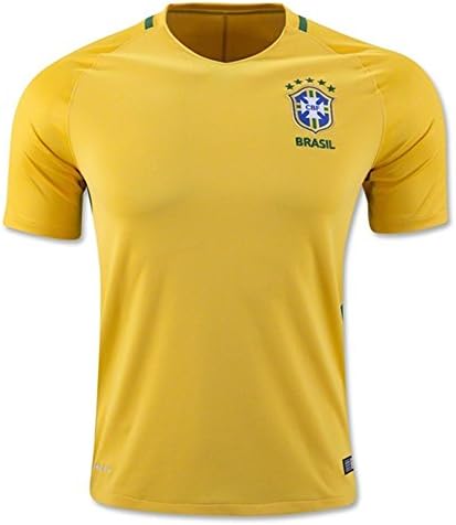RBWISEG 2018 World Cup Brazil Home National Football Soccer Jersey In Yellow