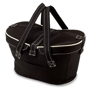 ONIVA - a Picnic Time Brand Picnic Time Mercado Insulated Cooler Basket, Black