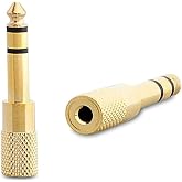 SEYUSE Kablo Jak D&ouml;n&uuml;şt&uuml;r&uuml;c&uuml; - Jack &Ccedil;evirici erkek 6.5mm - dişi 3.5mm Siyah Jack Fiş jack &Ccedil;evirici Stereo