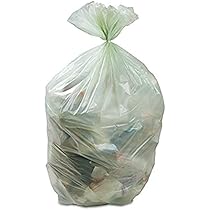 Sacchi Spazzatura 160 Litri Trasparenti - 50 Micron, Rotolo Da 10, LDPE