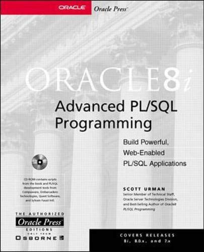 Oracle 8i Advanced PL/SQL Programming, w. CD-ROM (Oracle Press Series)
