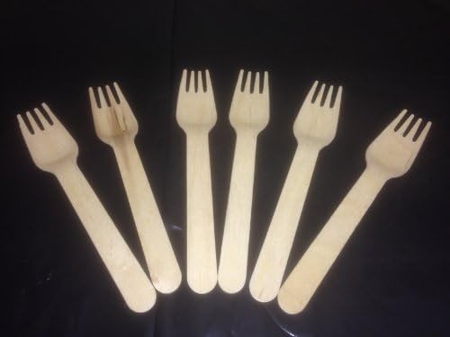 2000 x Wooden Forks (Free P &amp;P on all products)