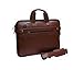 Attache 15.6 inch Synthetic Sleek Faux Leather Laptop and Tablet Bag For Macbook Pro, Macbook Air,Brown RS.1399.00