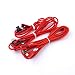Produktbild Interesting® 1-3M Lightning USB Cable 2A Fast Charging Double L-Shape/90° Braided Charger Compatible iPhone iOS(1m+2m+3m/3 Pack/Red)
