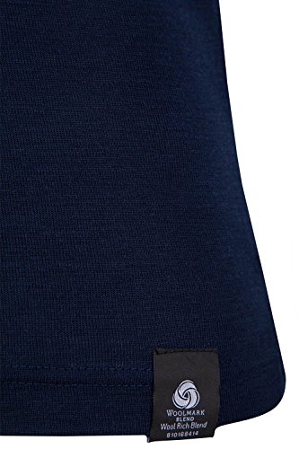 Mountain Warehouse Merino Langärmliger Herren-Pullover mit Rundhalsausschnitt Base Layer Thermo Unterwäsche - 4