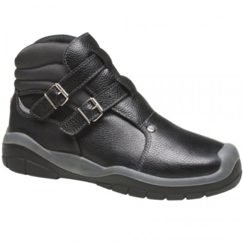 Preisvergleich Produktbild Majo Dachdecker Stiefel S3 Schnallenstiefel 5203 45 Schwarz