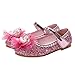 Produktbild Mädchen Sandalen Schuhe Ballerina Prinzessin Absatz Schuhe Sohlen Sandalette Pailletten Festlich für Kinder Kristall Flacher Boden Gefrorene Krone Schmuck
