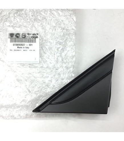 Aramox Coppia Copricoperchi Specchietti Retrovisori Triangolari – Sostituzione Per 2012-2017 – Nero Opaco – ABS – Rif. 1SH17KX7AA / 1SH16KX7AA - 5