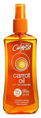 Calypso SPF15 Carrot Oil with Tan Extender, 250 ml