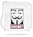 Produktbild Anonymous Disobey Gymsack White Certified Freak
