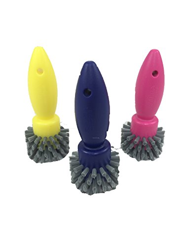 SAUBA Steckdosendosenbürsten, 3-er Set, bunt, 007