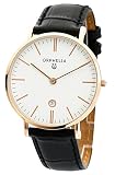 Orphelia Herren-Armbanduhr Simplicity Analog Quarz Leder