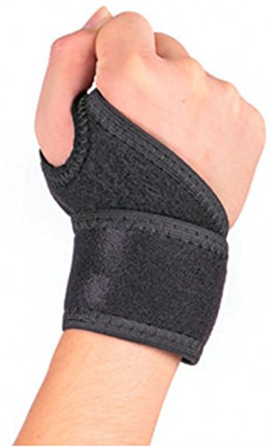 Noova Wrist Support for Gym Accessories and Sports with Velcro and Thumb Loop (1 Piece) RS.599 (50.00% Off) - Amazon